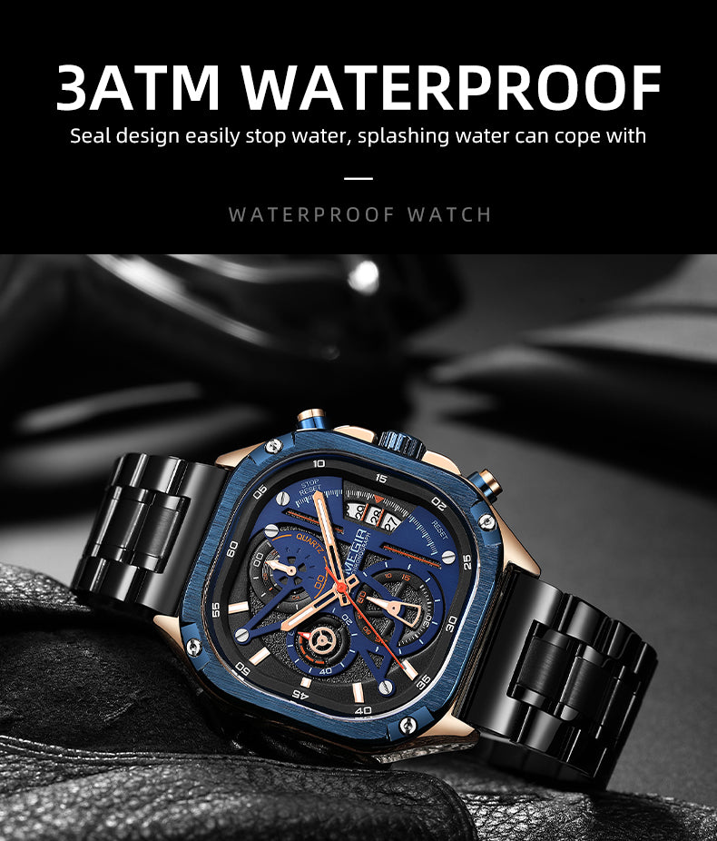 MEGIR Sports Military Watches for Men Luxury Business Casual Wristwatches Waterproof Date Clock Chronograph Reloj Hombre 2217