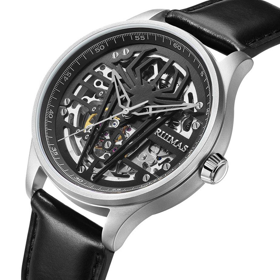 RUIMAS Mens Watches Leather Sports Watches Men&