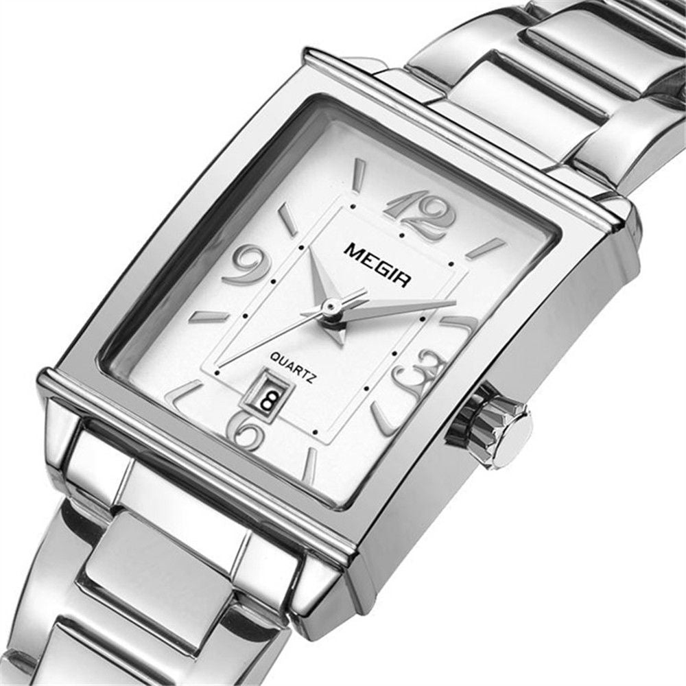 MEGIR Women Bracelet Watches Fashion Business Wristwatch for Ladies Elegant Quartz Watch Waterproof Date Clock Reloj Mujer 1079