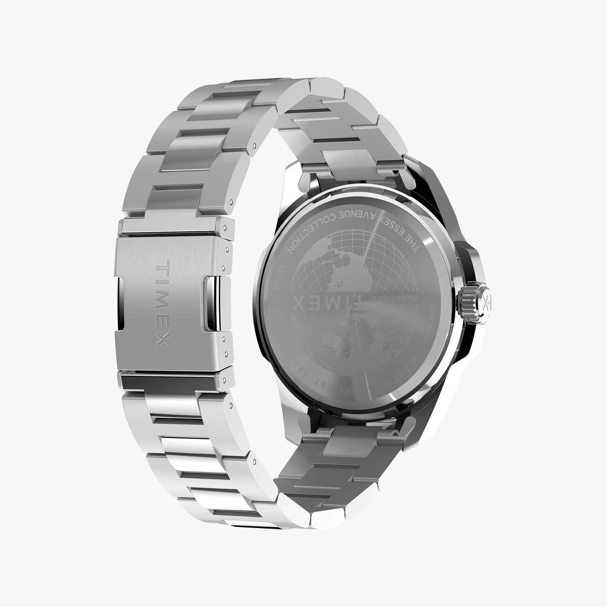 Essex 3-Hand Blue Dial SST Bracelet TW2Y21100 | Men&