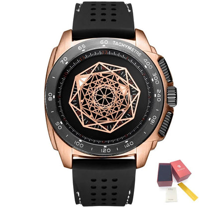 RUIMAS Men Silicone Band Quartz Casual Wrist Watches Large Dial Sport Military Watch Clock Luminous Waterproof Relogio Masculino 554