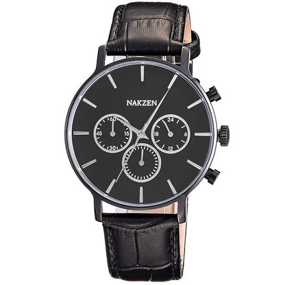 NAKZEN Men Fashion Sport Quartz Simple Clock Business Mens Watches Top Brand Luxury Waterproof Wrist Watch Relogio Masculino 5053
