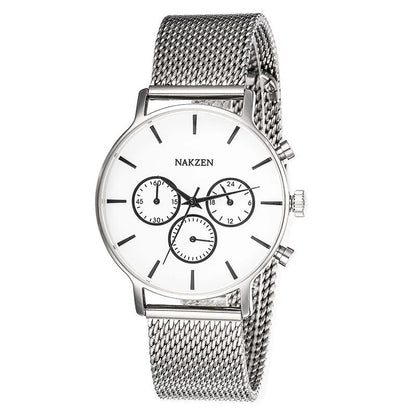 NAKZEN Men Fashion Sport Quartz Simple Clock Business Mens Watches Top Brand Luxury Waterproof Wrist Watch Relogio Masculino 5053