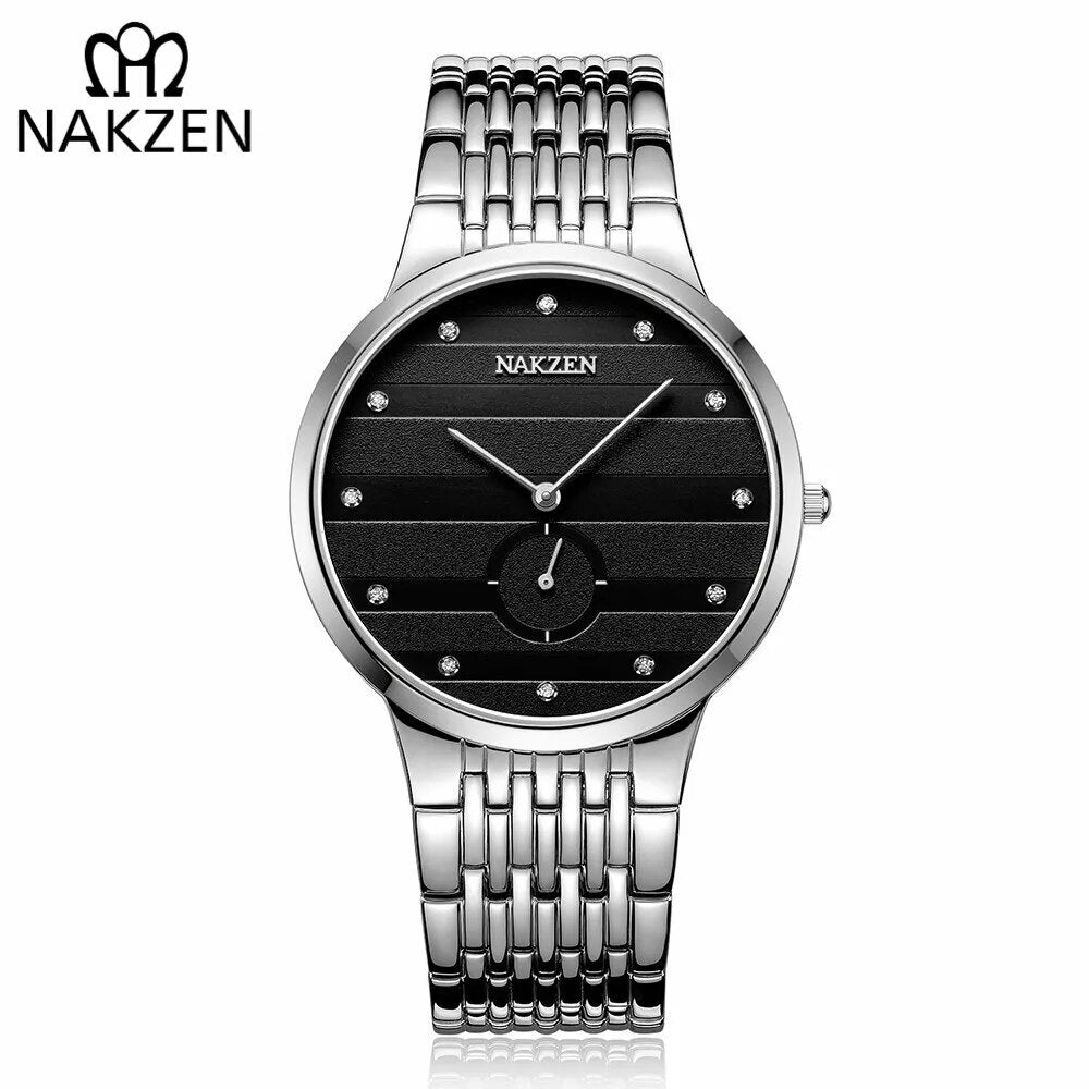 NAKZEN Commerce Diamond Men Watch Famous Luxury Brand Sapphire Watches Men&