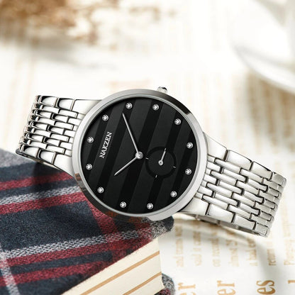 NAKZEN Commerce Diamond Men Watch Famous Luxury Brand Sapphire Watches Men&