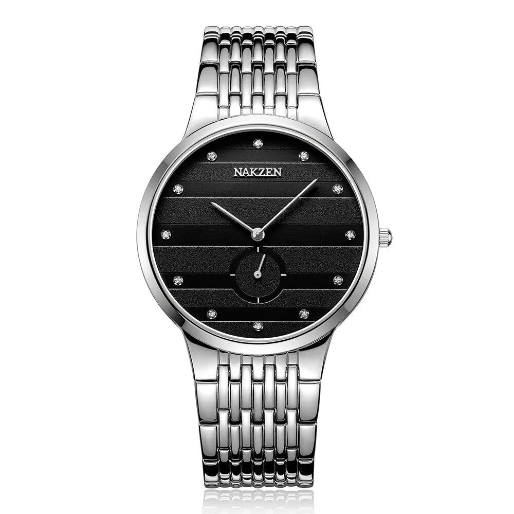 NAKZEN Commerce Diamond Men Watch Famous Luxury Brand Sapphire Watches Men&
