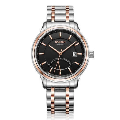 NAKZEN Crescent Shape Mens Quartz Watch Fashion Casual Waterproof Luxury Brand Date Wrist Watch Male Clock relogio masculino 4021