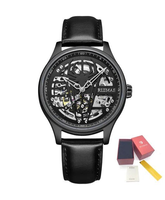 RUIMAS Mens Watches Leather Sports Watches Men&