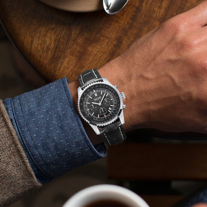 MEGIR Fashion Leather Strap Quartz Watches Waterproof Luminous Men Casual Sport Wristwatch Date Clock Chronograph Reloj Hombre 2009