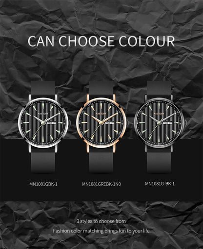 MEGIR Luxury Big Dial Mens Watch Fashion Quartz Casual Sport Wristwatch for Men Waterproof Week Date Display Clock Reloj Hombre 1081