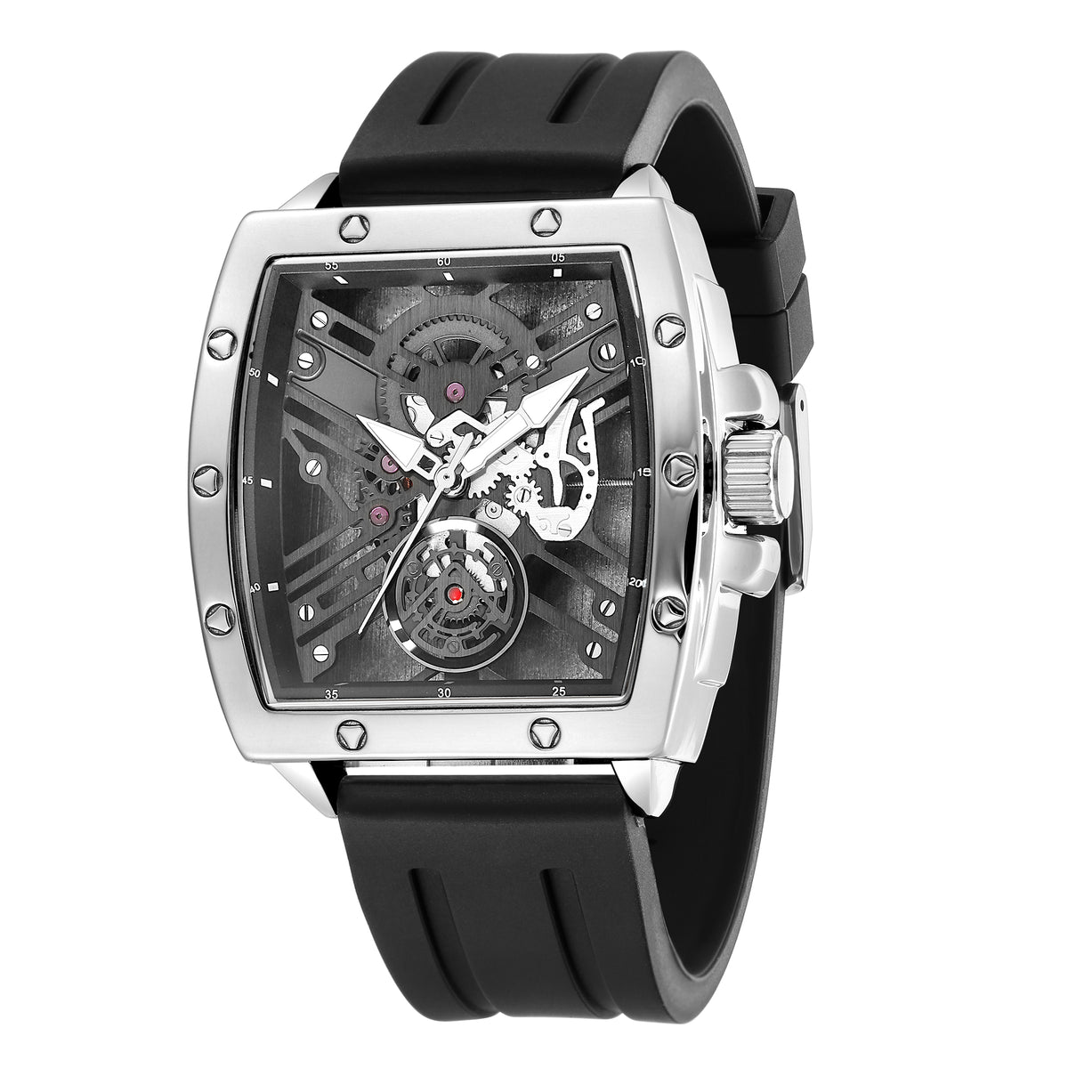 RUIMAS Luxury Fashion Men Sports Quartz Wrist Watches Waterproof Luminous Large Dial Casual Wristwatch Silicone Montre Homme 310
