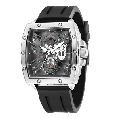 RUIMAS Luxury Fashion Men Sports Quartz Wrist Watches Waterproof Luminous Large Dial Casual Wristwatch Silicone Montre Homme 310
