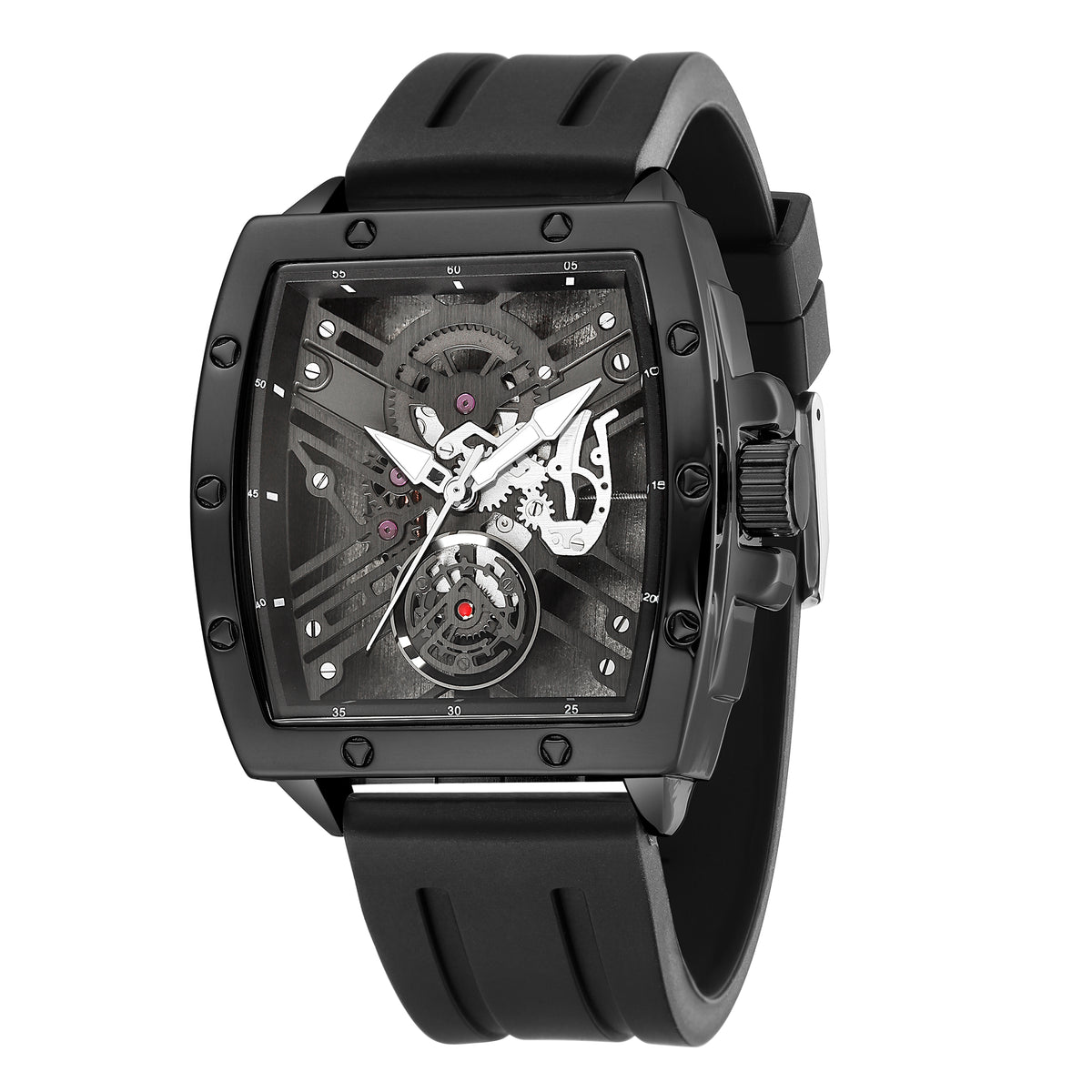 RUIMAS Luxury Fashion Men Sports Quartz Wrist Watches Waterproof Luminous Large Dial Casual Wristwatch Silicone Montre Homme 310