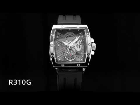 RUIMAS Luxury Fashion Men Sports Quartz Wrist Watches Waterproof Luminous Large Dial Casual Wristwatch Silicone Montre Homme 310