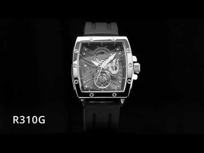 RUIMAS Luxury Fashion Men Sports Quartz Wrist Watches Waterproof Luminous Large Dial Casual Wristwatch Silicone Montre Homme 310