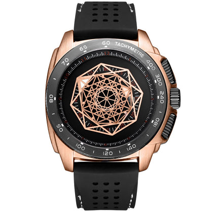 RUIMAS Men Silicone Band Quartz Casual Wrist Watches Large Dial Sport Military Watch Clock Luminous Waterproof Relogio Masculino 554