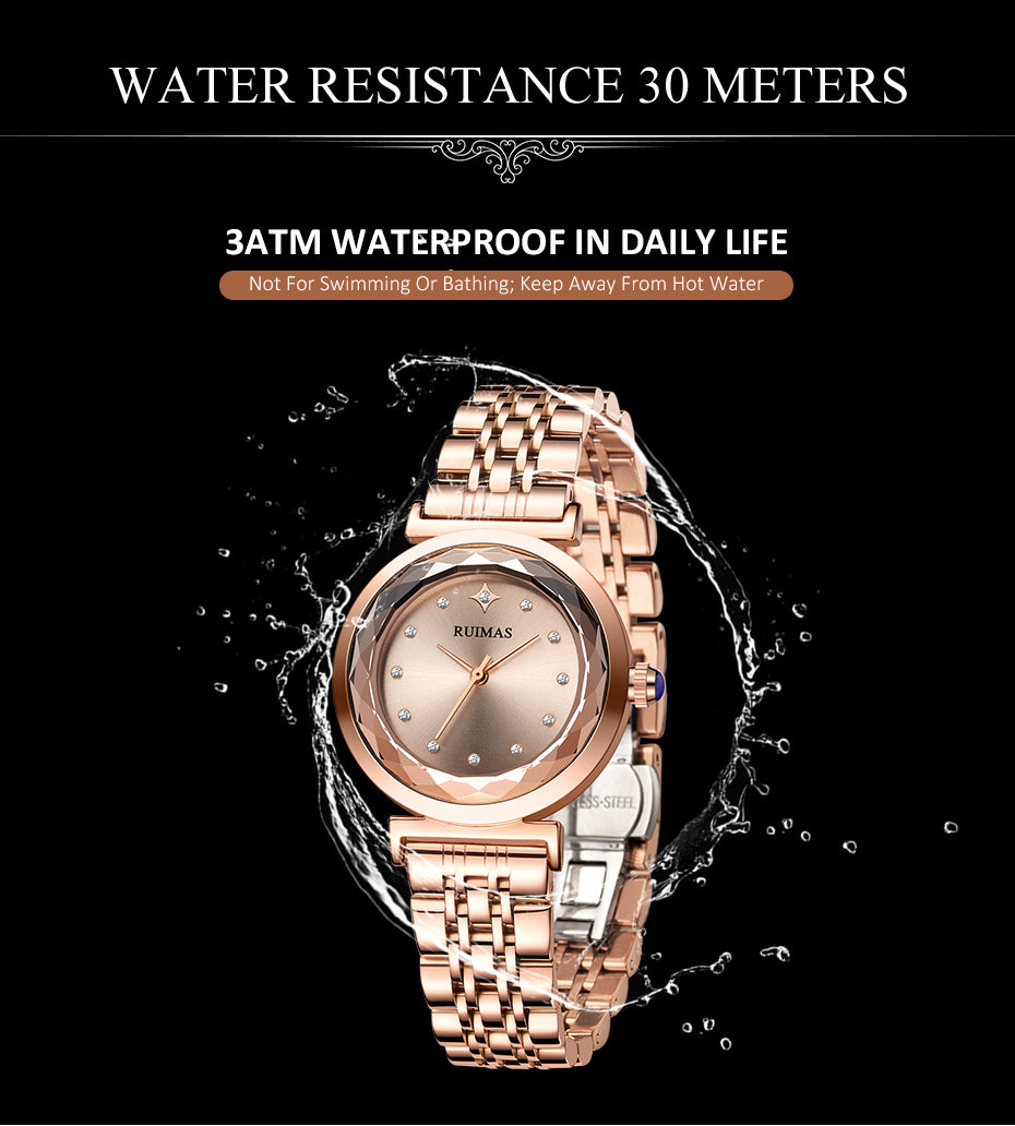RUIMAS Women Bracelet Watches Brand Luxury Quartz Watch Fashion Casual Business Female Wristwatch Dress Clock Montre Homme 563