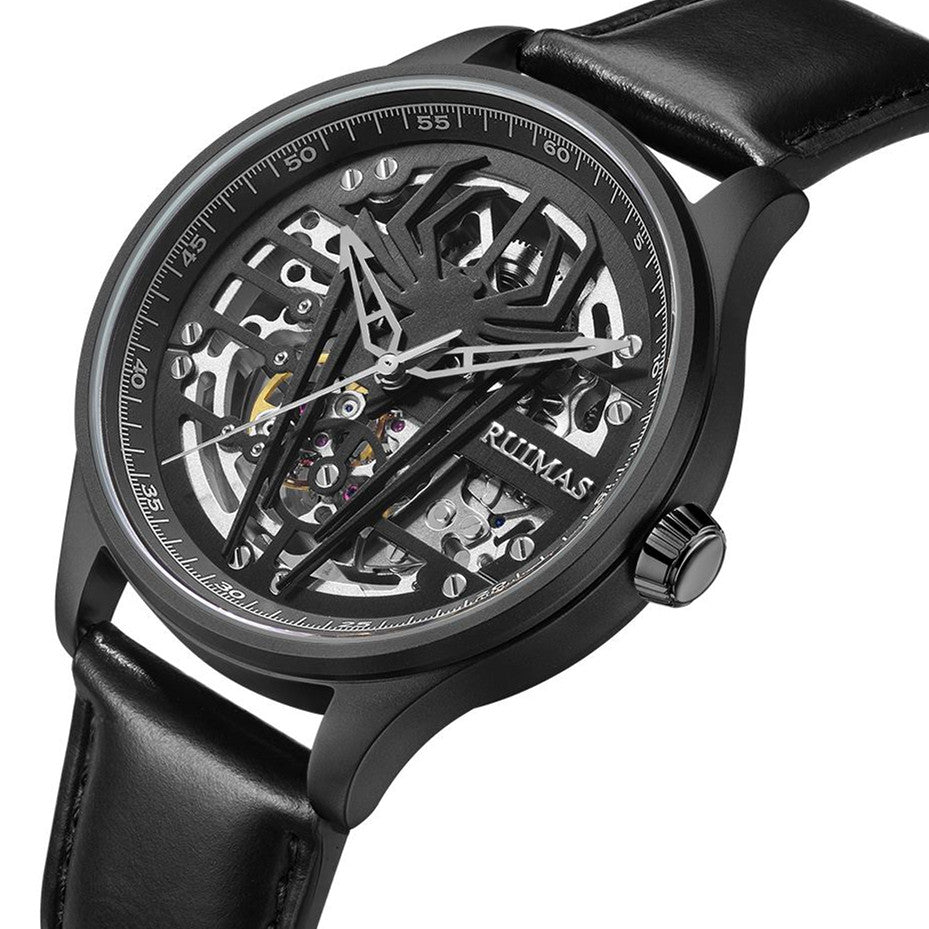 RUIMAS Mens Watches Leather Sports Watches Men&