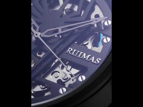 RUIMAS Mens Watches Leather Sports Watches Men&