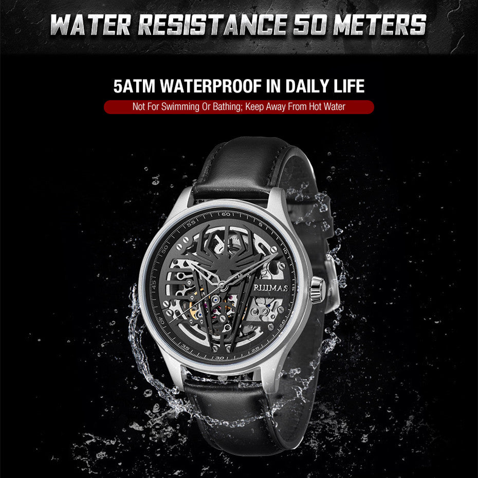 RUIMAS Mens Watches Leather Sports Watches Men&