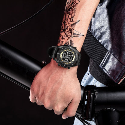 RUIMAS Mens Watches Roller Pointer Sports Quartz WristWatch Fashion  Luxury Silicone Strap Waterproof Relogio Masculino 553