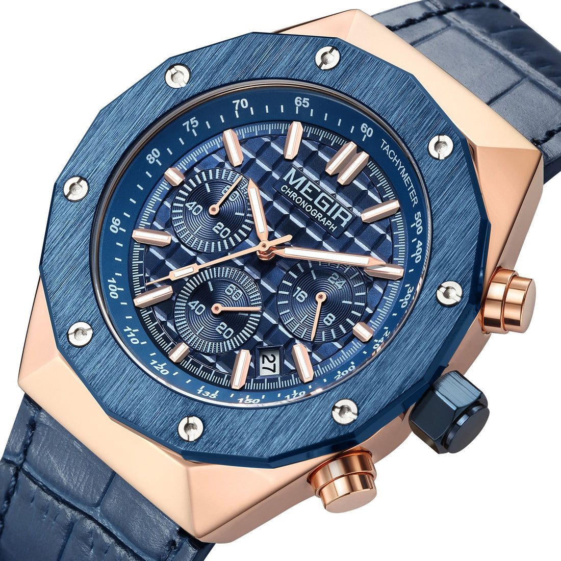 MEGIR Relogio Masculino Luxury Business Men Watches Fashion Military Watch Date Luminous Casual Quartz Wristwatch Man Clock 2213