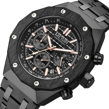 MEGIR Relogio Masculino Luxury Business Men Watches Fashion Military Watch Date Luminous Casual Quartz Wristwatch Man Clock 2213