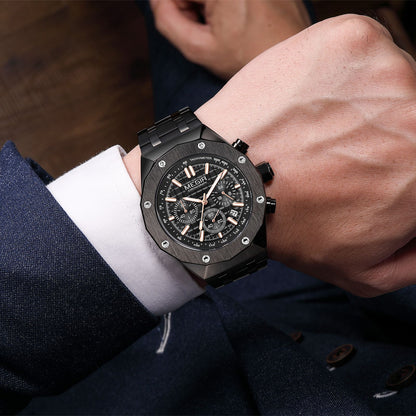 MEGIR Relogio Masculino Luxury Business Men Watches Fashion Military Watch Date Luminous Casual Quartz Wristwatch Man Clock 2213