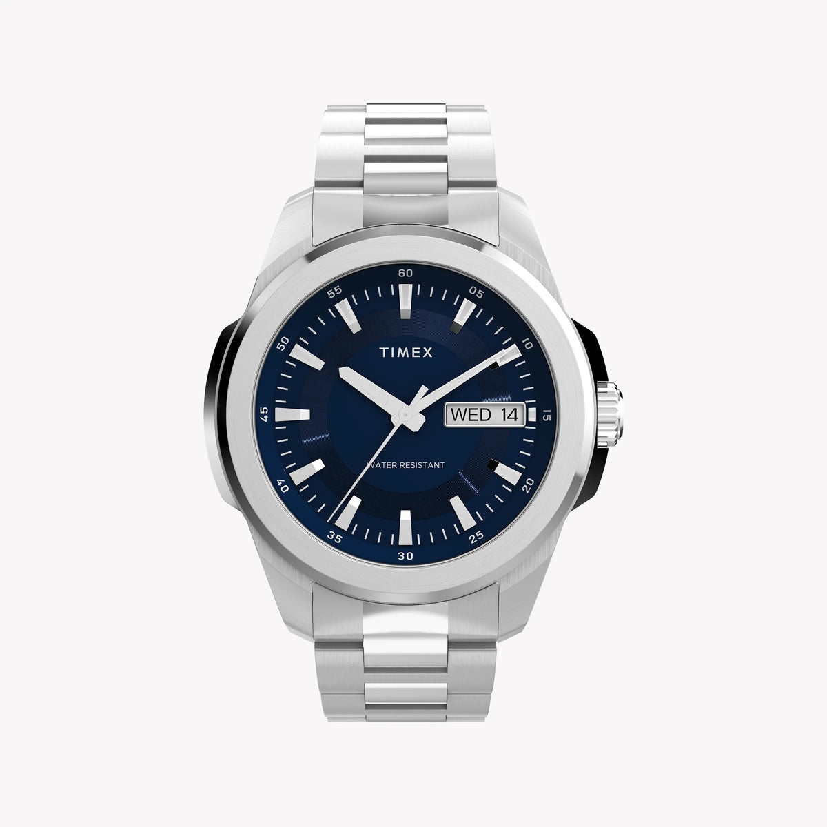 Essex 3-Hand Blue Dial SST Bracelet TW2Y21100 | Men&