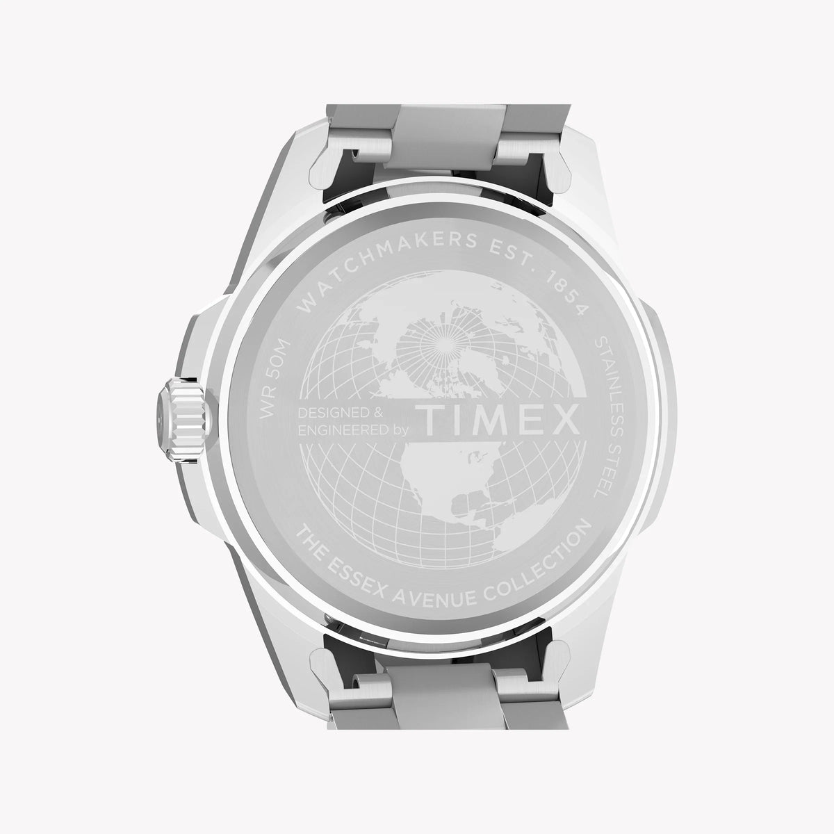 Essex 3-Hand Blue Dial SST Bracelet TW2Y21100 | Men&