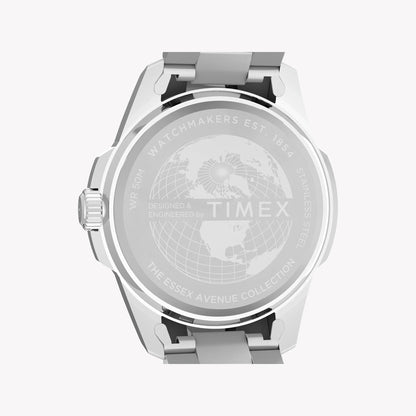 Essex 3-Hand Blue Dial SST Bracelet TW2Y21100 | Men&