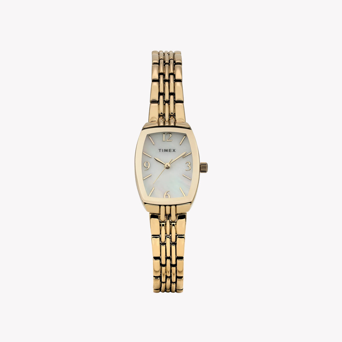 Womens Gold-Tone Case &amp; Bracelet with Mother of Pearl Dial TW2Y22400
