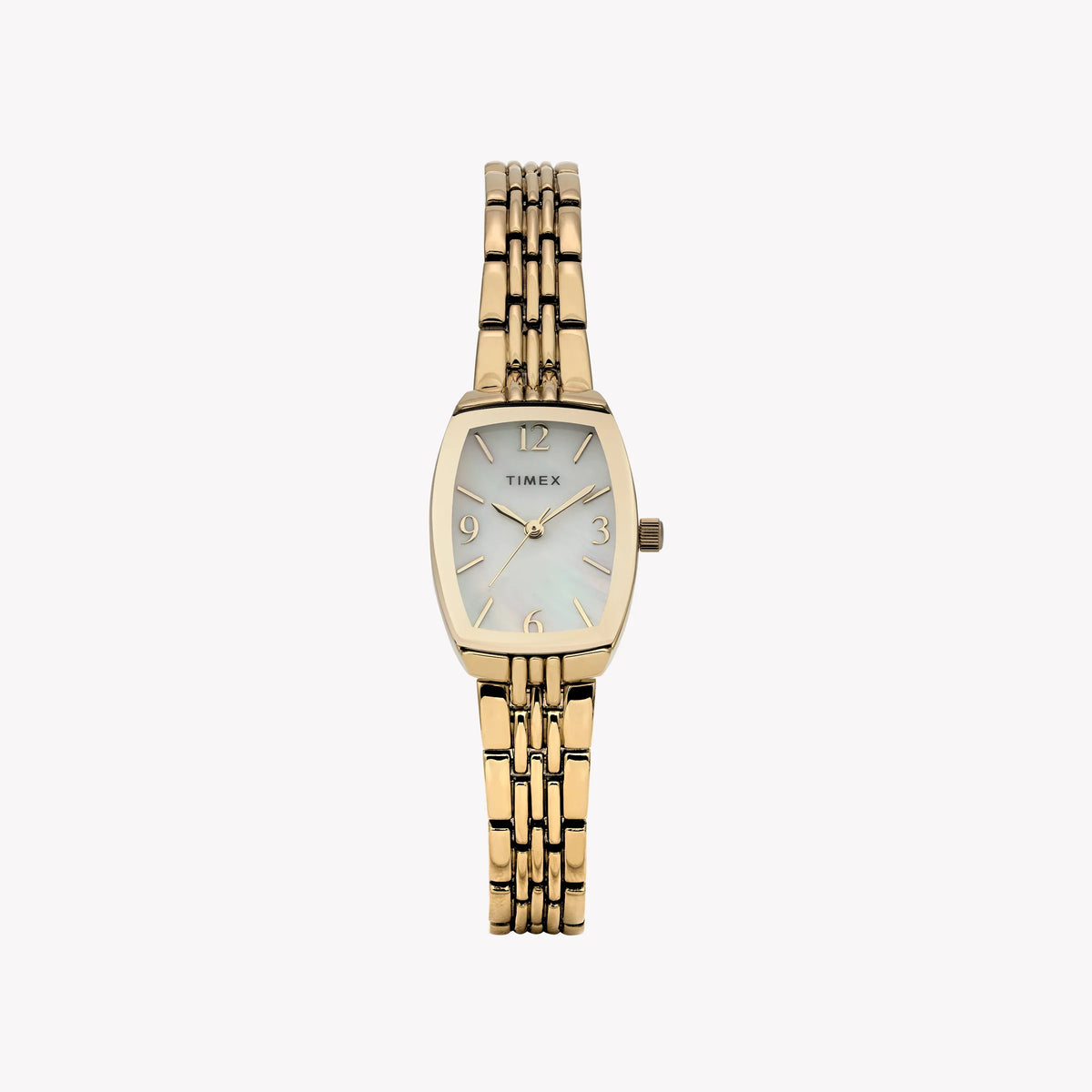 Womens Gold-Tone Case &amp; Bracelet with Mother of Pearl Dial TW2Y22400