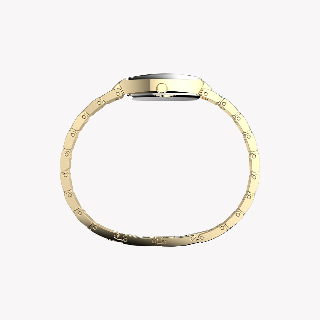 Womens Gold-Tone Case &amp; Bracelet with Mother of Pearl Dial TW2Y22400
